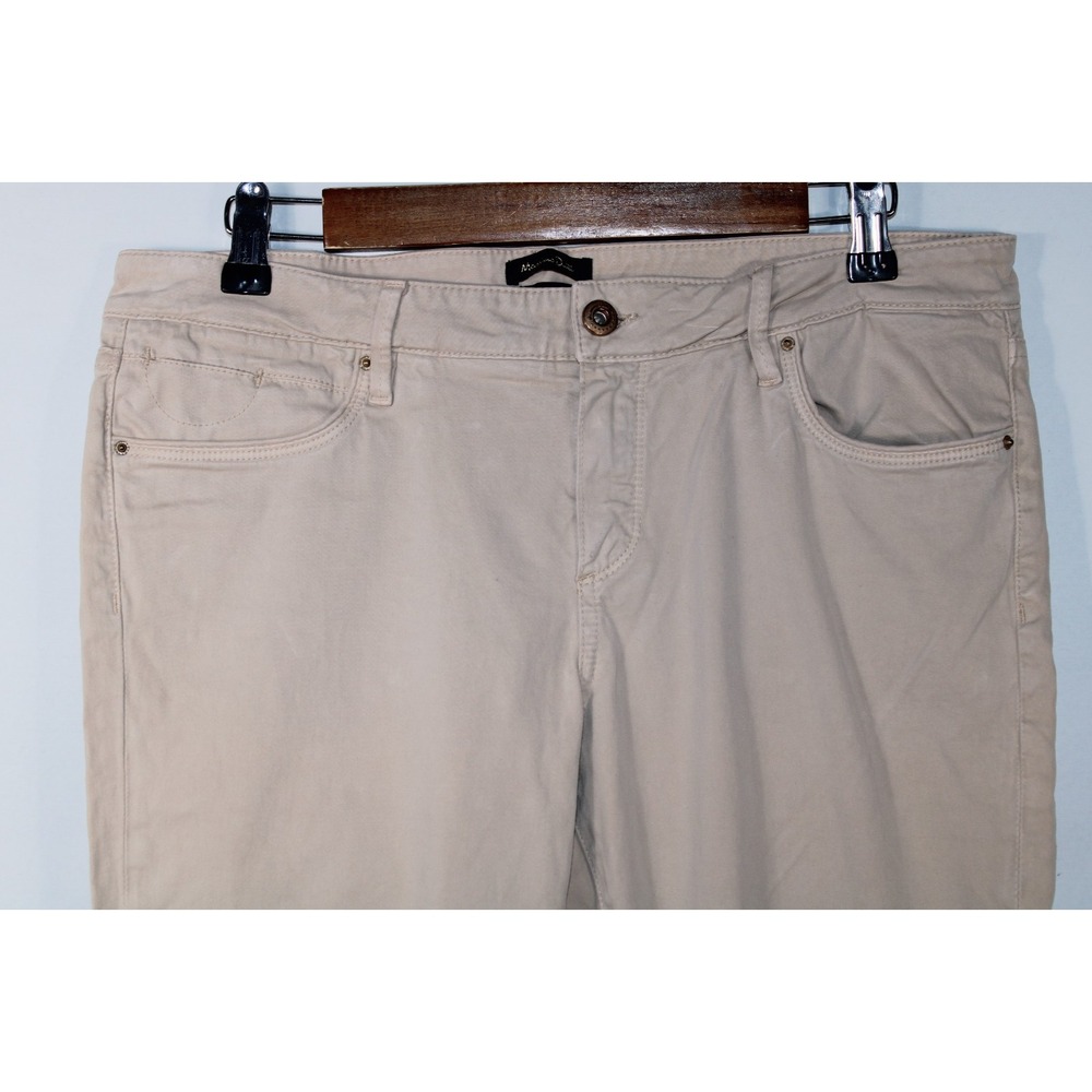 Massimo Dutti Women's Size 12 (32x29) Beige Pants View 2